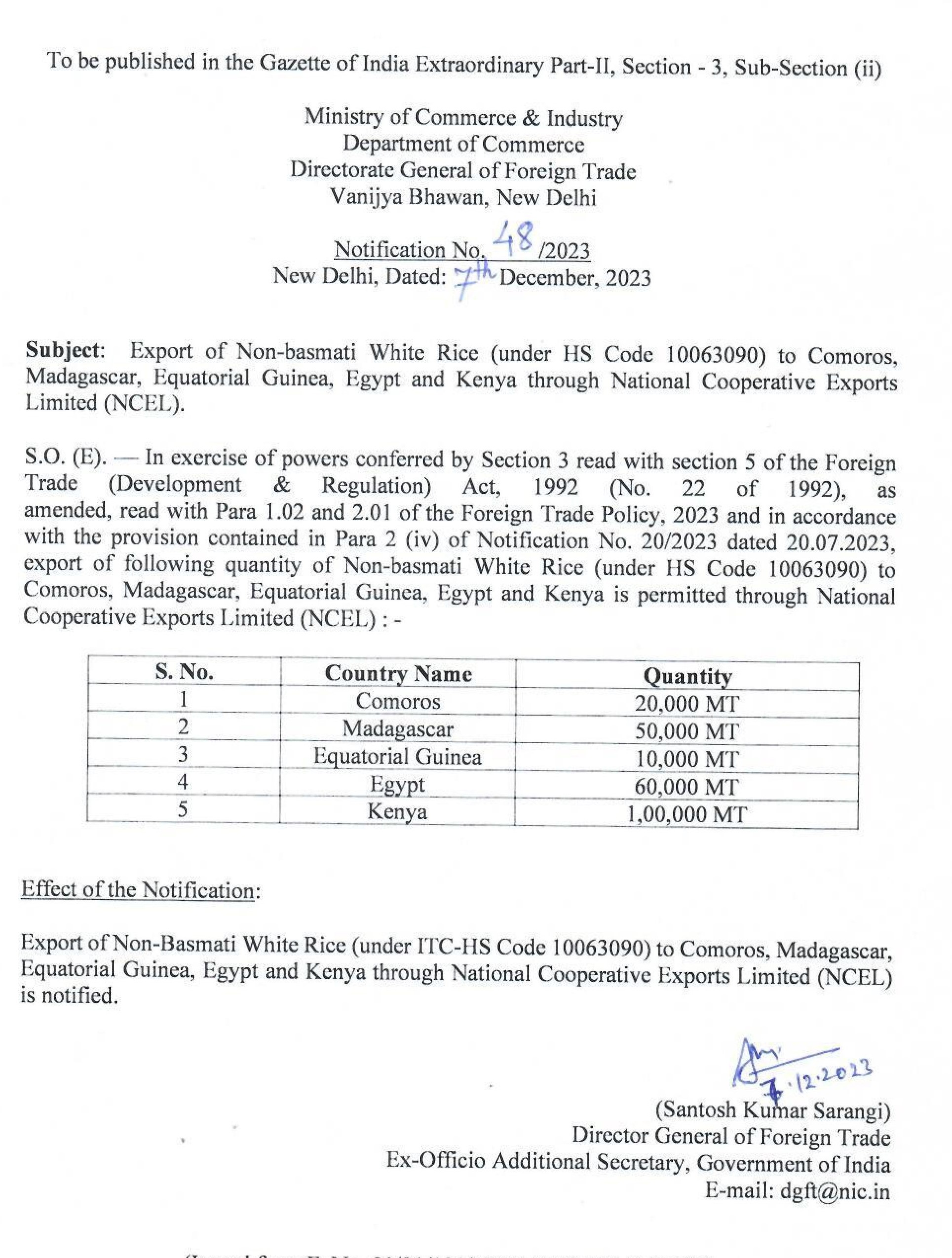 DGFT Notification 2023 3