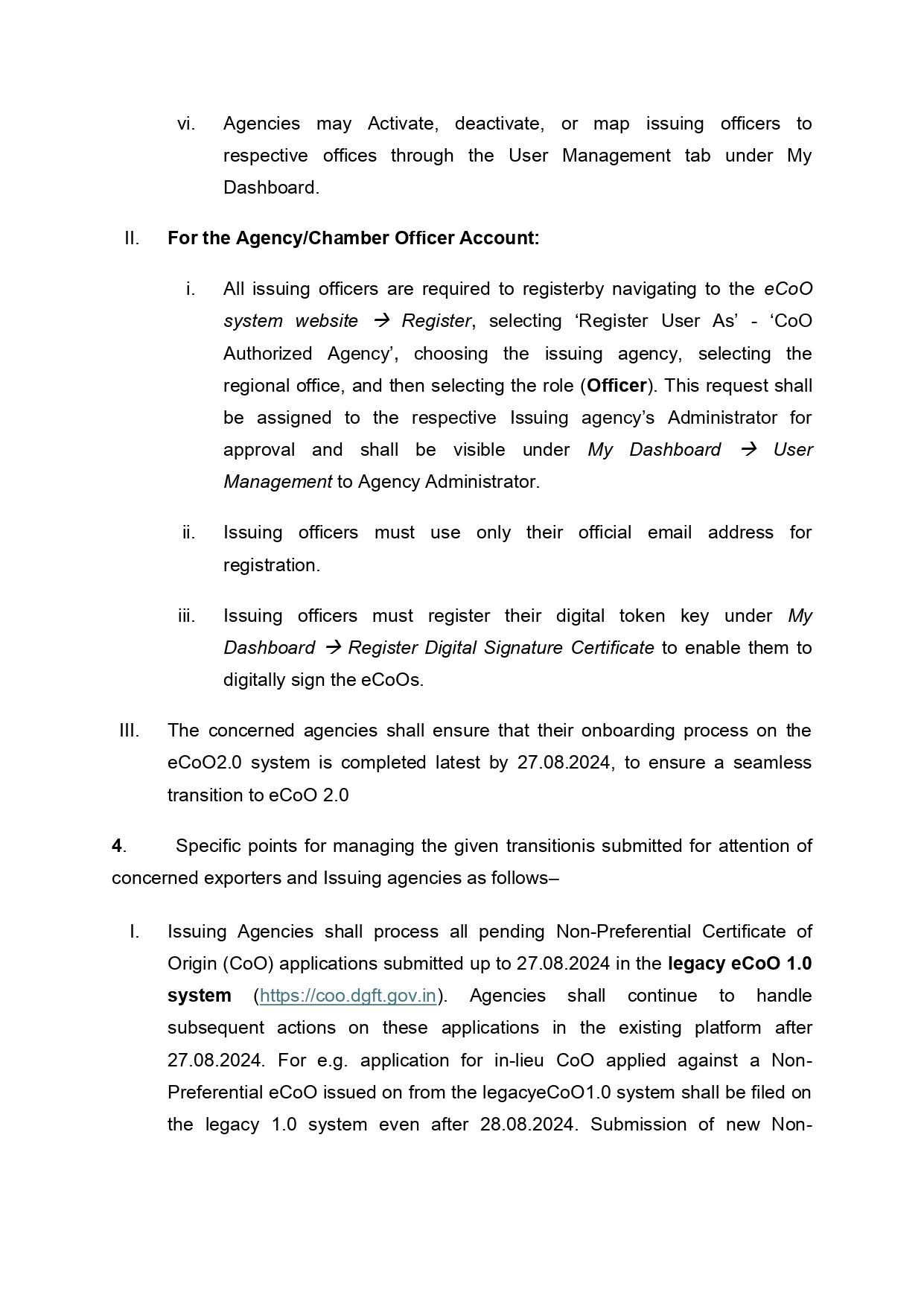 DGFT Notifiation Enrich Services 