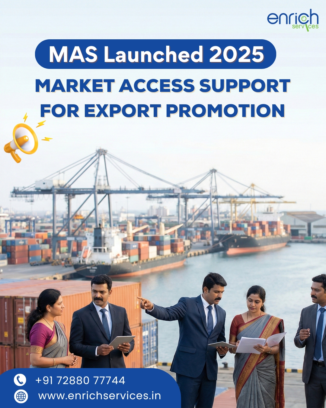 MAS Launched 2025 | Market Access Support for Export Promotion - Enrich ...